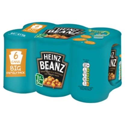 Picture of Heinz Baked Beans 415g 6pk x4